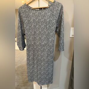 The Limited Women’s Herringbone Black and White Dress Size 12 NWT